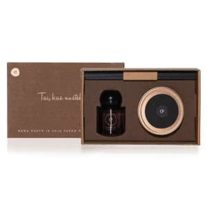 dovanų rinkinys, namų kvapas su lazdelėnis, žvakė