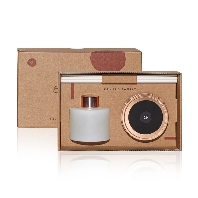 dovanų rinkinys, namų kvapas su lazdelėnis, žvakė