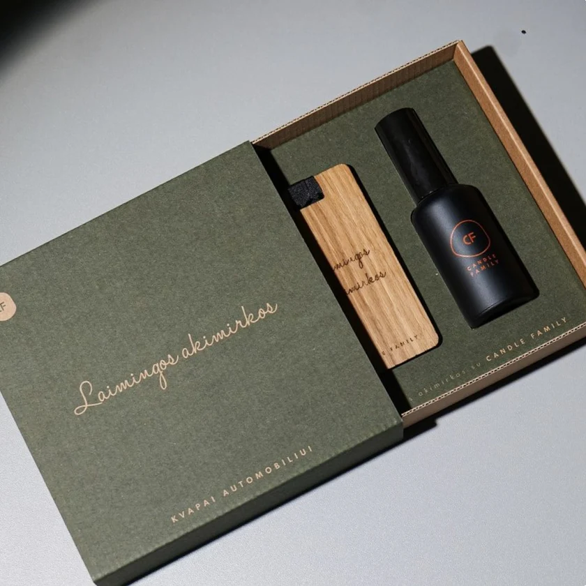 dovanų rinkinys, automobilių kvapai, pakabinami kvapai, purškiami kvapai