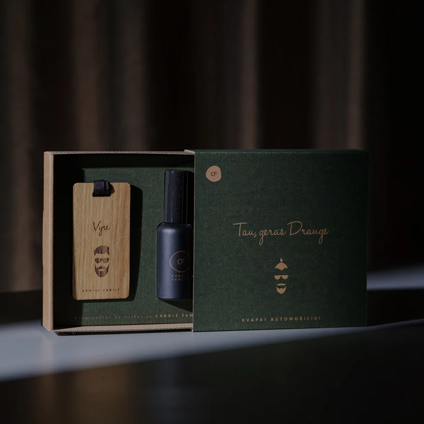 Dovanų rinkinys, automobilių kvapai, pakabinami kvapai, purškiami kvapai