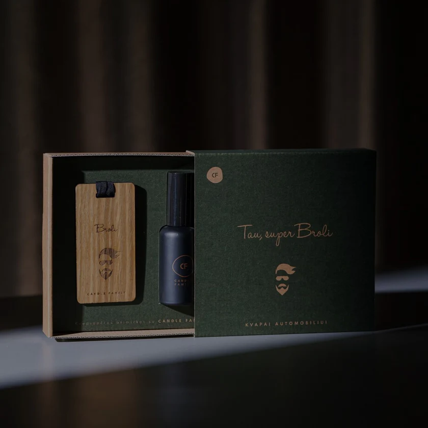 Dovanų rinkinys, automobilių kvapai, pakabinami kvapai, purškiami kvapai